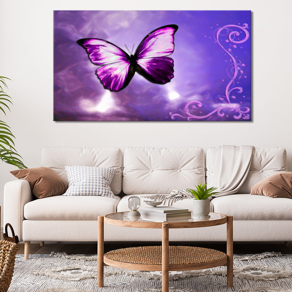 Purple butterfly