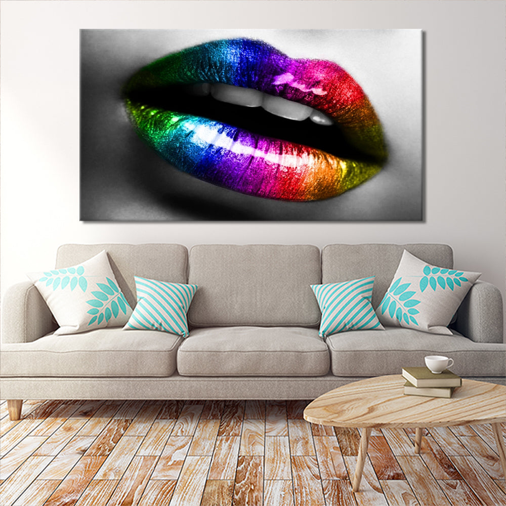 Rainbow lips