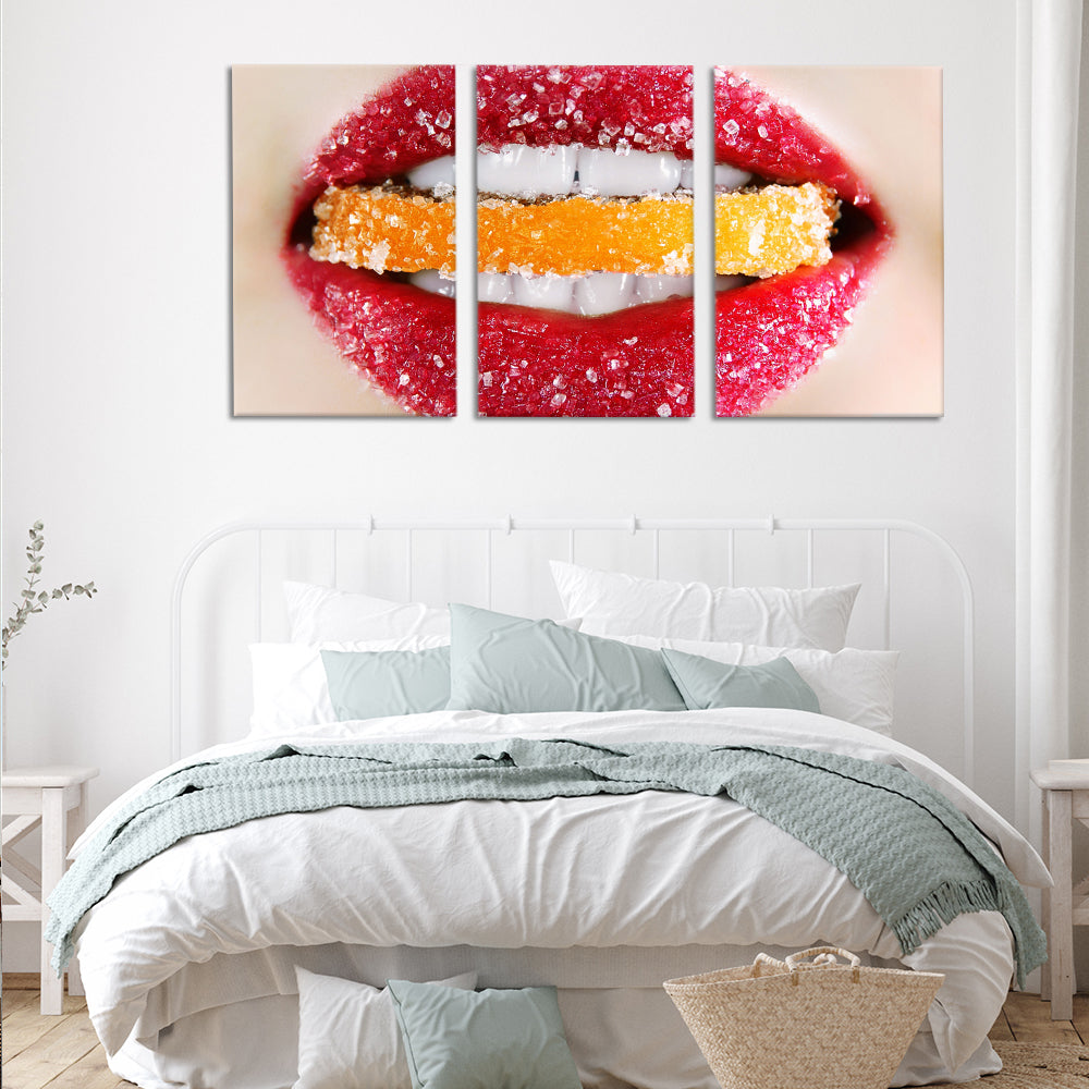 Sensuous sugar lips