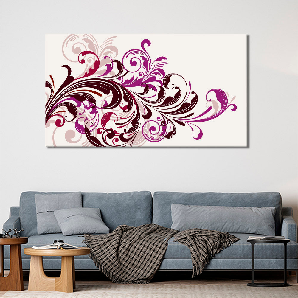 Purple swirls