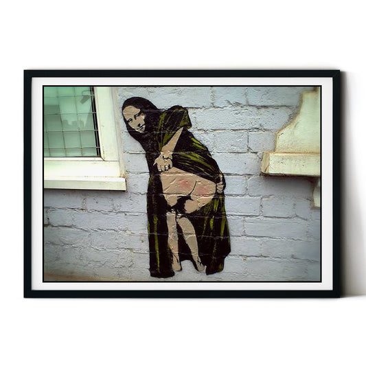 Mona Lisa Mooning - Banksy