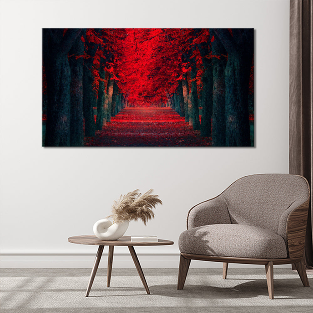 The red forest path