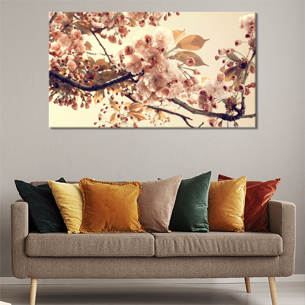 Dusty pink branch flowers