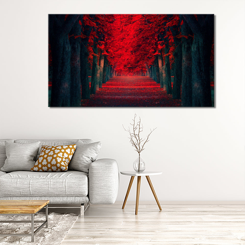 The red forest path