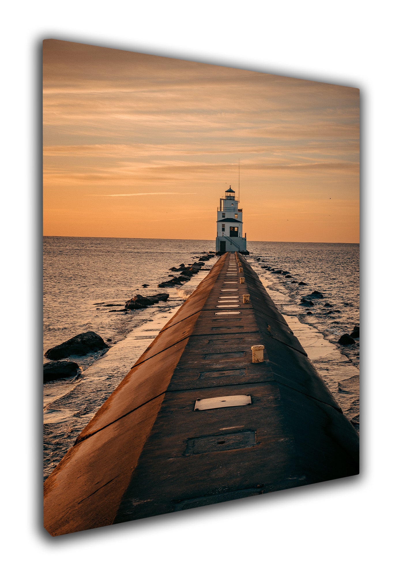 Lighthouse at sunrise