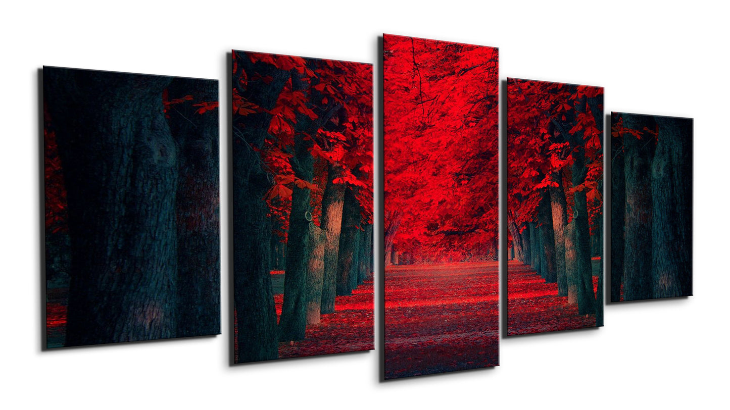 The red forest path