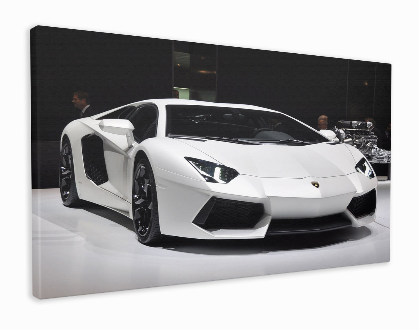 White Lamborghini