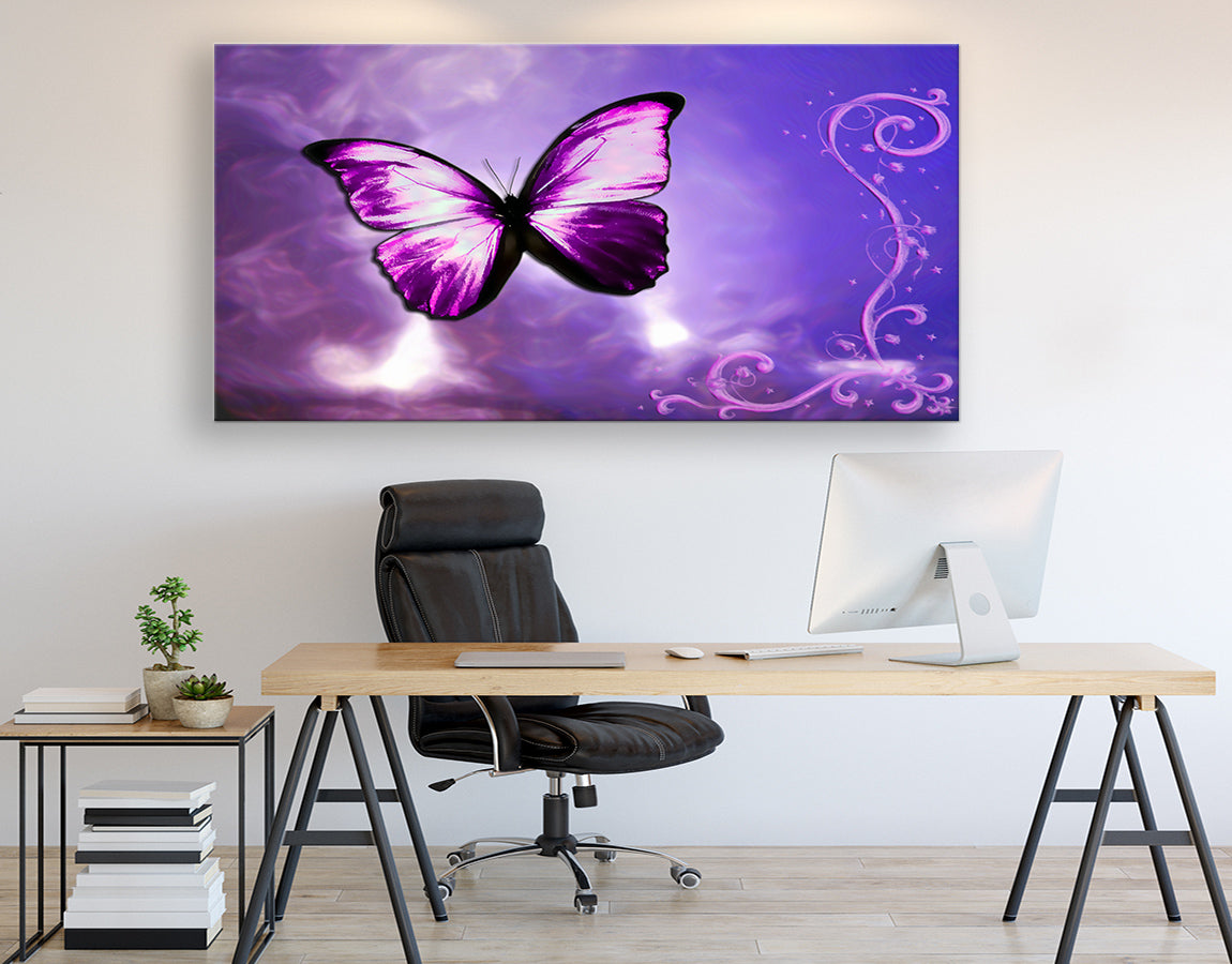 Purple butterfly