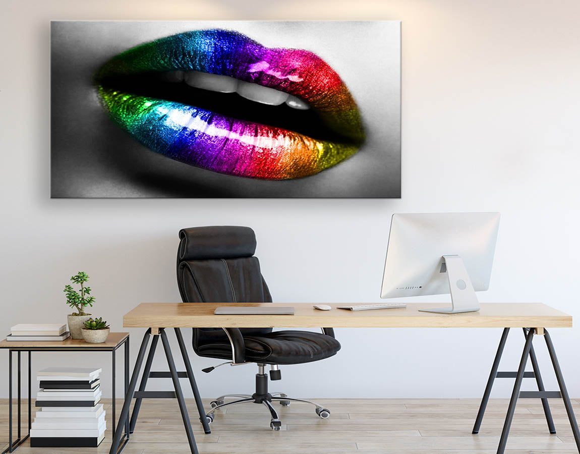 Rainbow lips