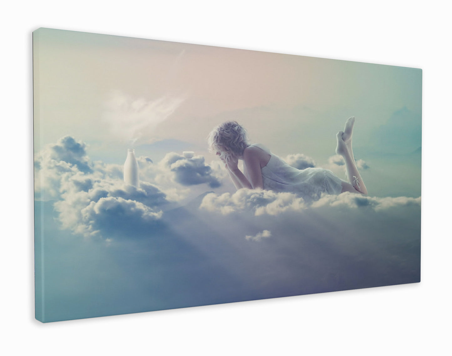 Girl on the clouds