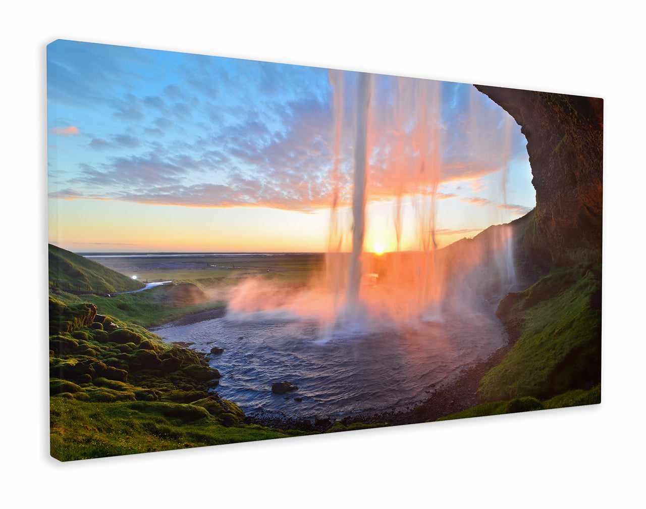 Unbelievable waterfall at sunrise