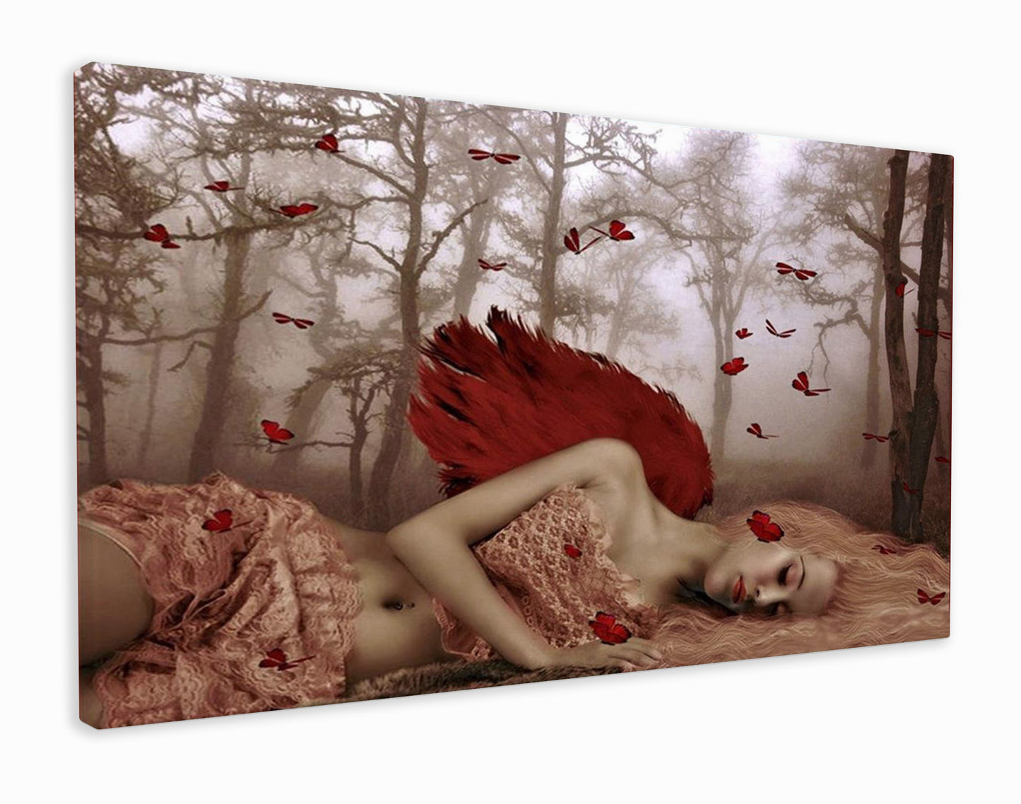 Sleeping forest angel