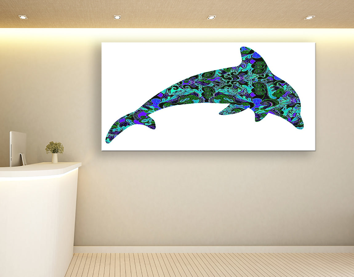 Abstract dolphin