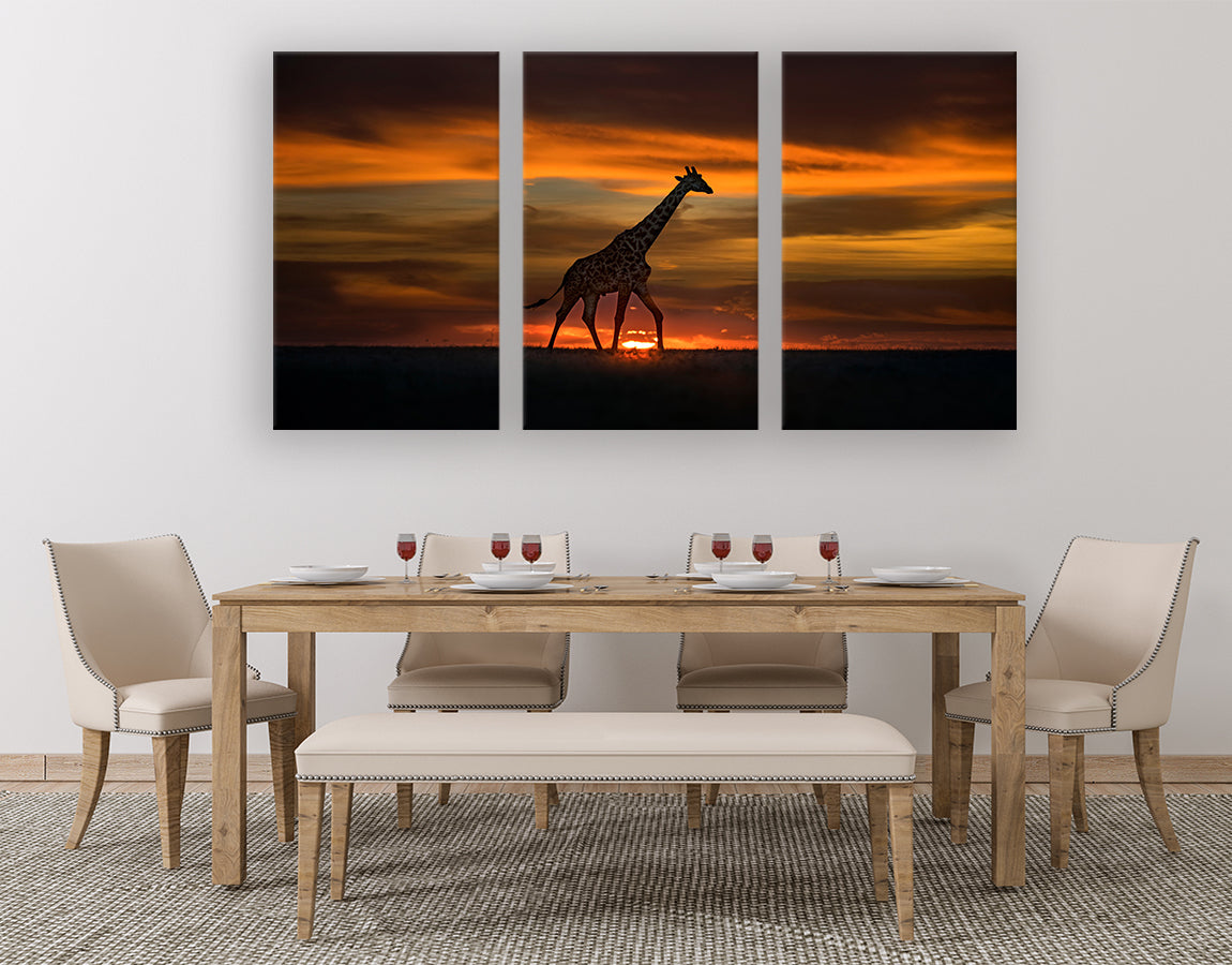 Giraffe in Sunrise