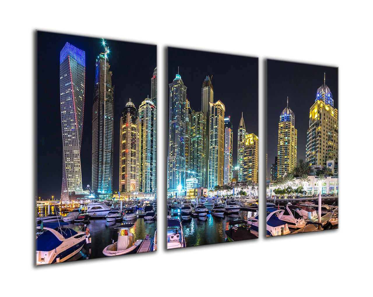 Dubai skylines and harbour