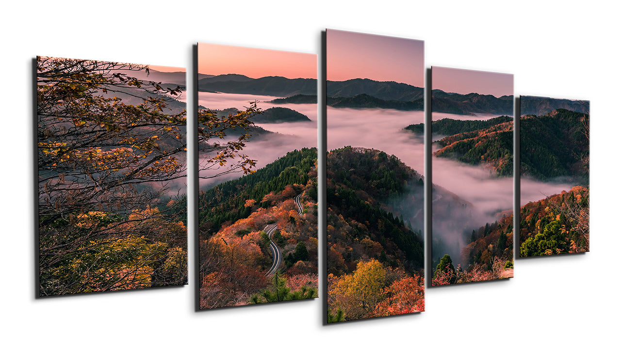 Japanese mountain road