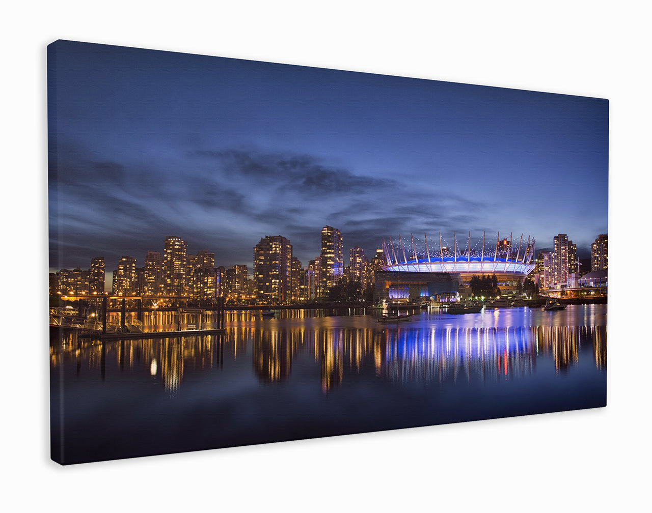 Vancouver  city and BC Place view