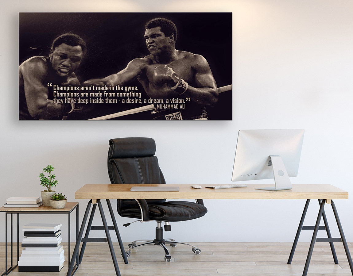 Champions quote Ali