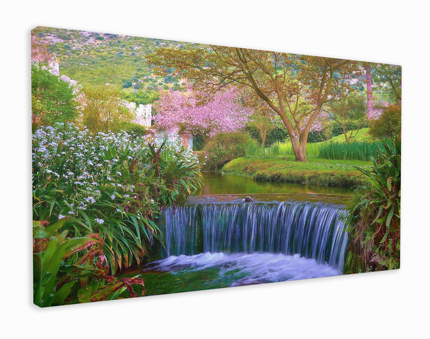 Charming Lilac Waterfall